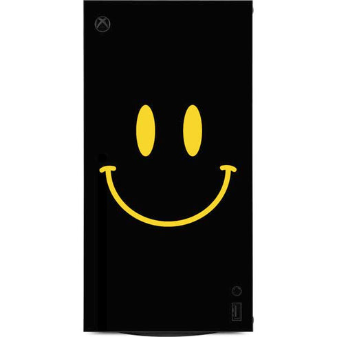 Black Happy Face XBox Series X Digital Edition Console Skin